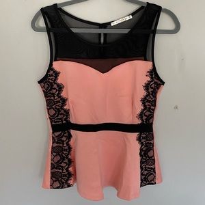 Peachy Peplum Top